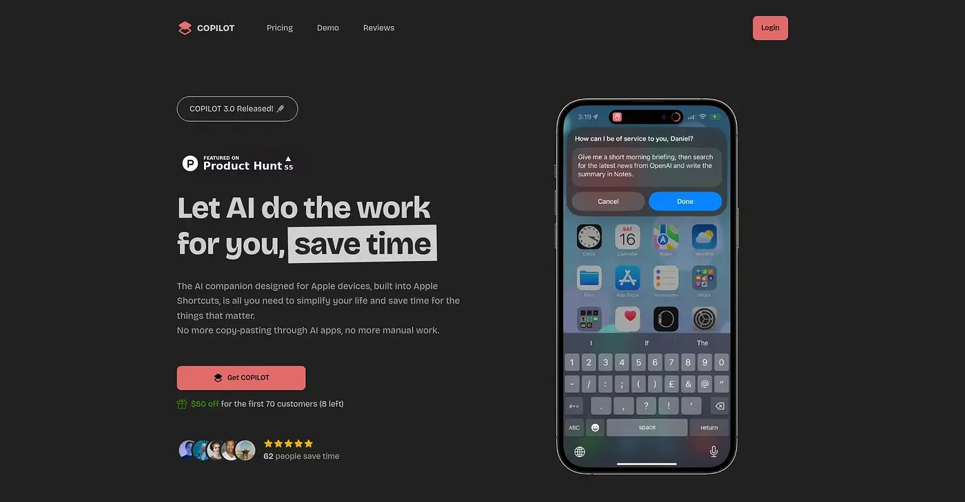 Screenshot of Meet Copilot