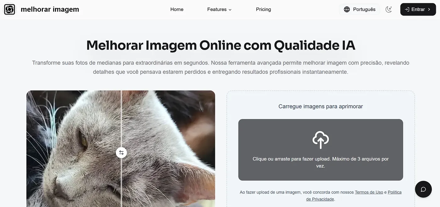 Screenshot of Melhorar Imagem
