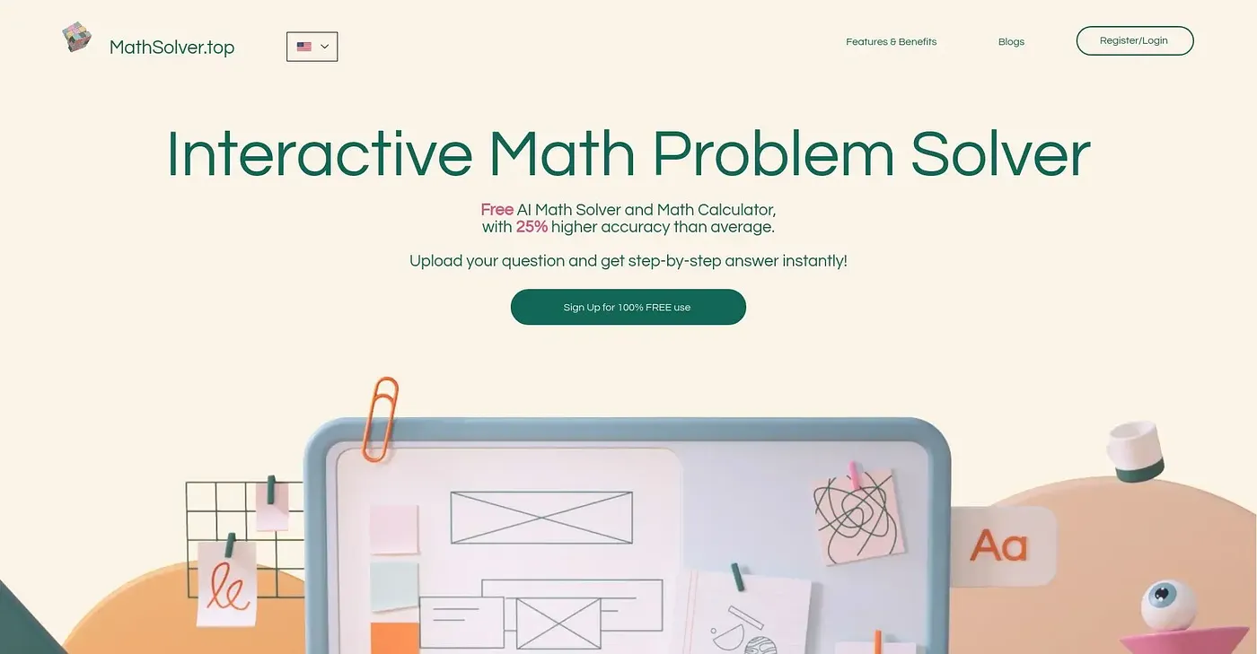 Screenshot of Math Solver