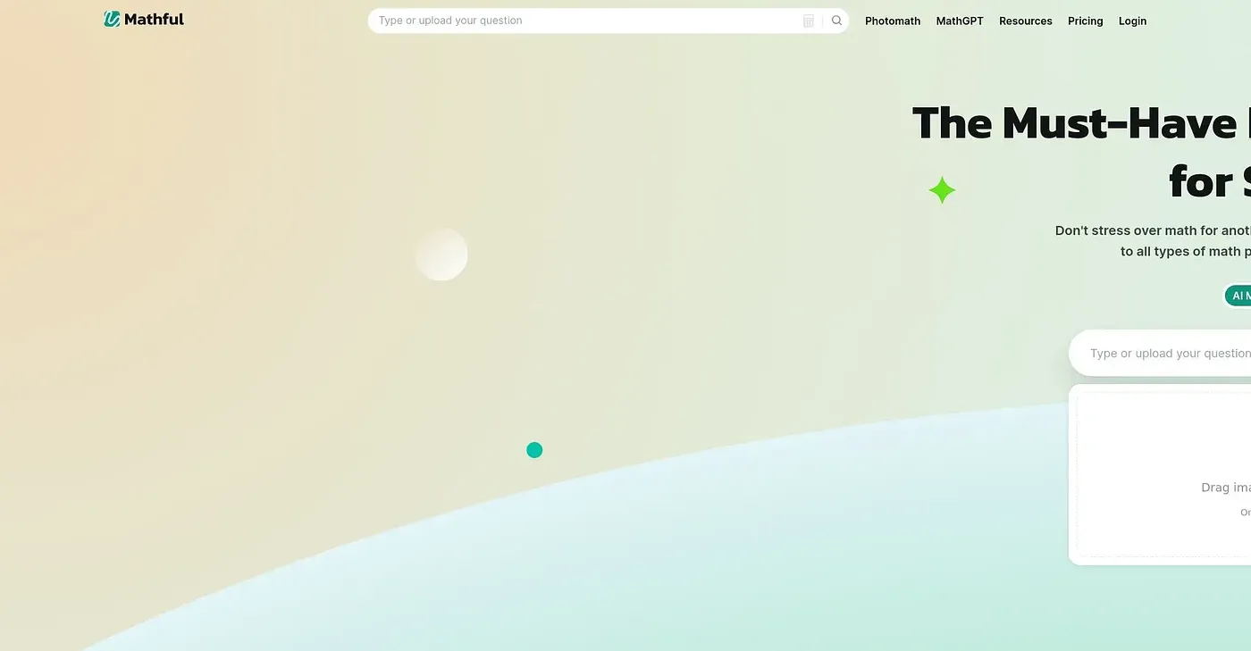 Screenshot of Mathful