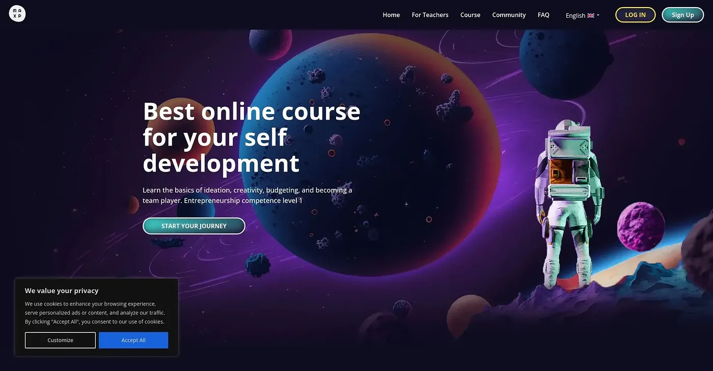Screenshot of Max P