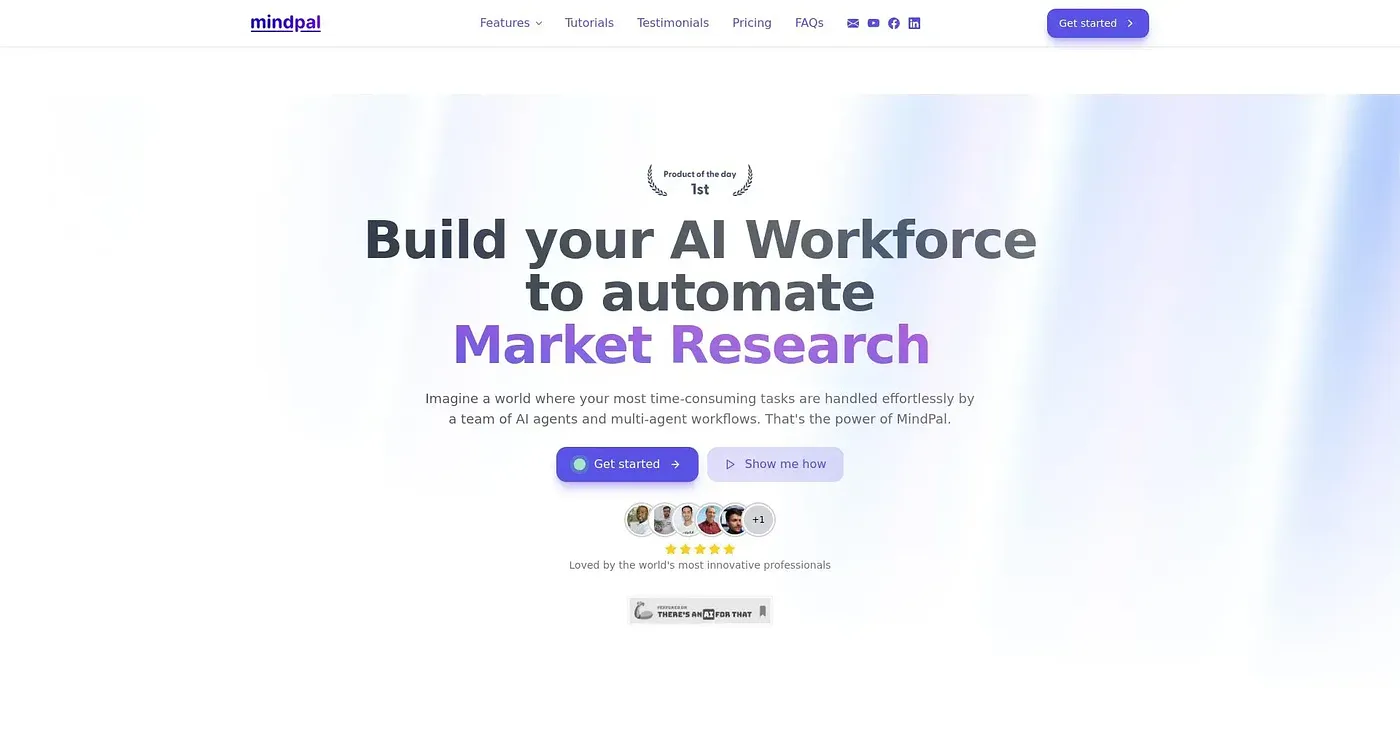 Screenshot of MindPal