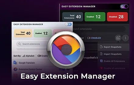 Screenshot of MetaBackOffice Extension