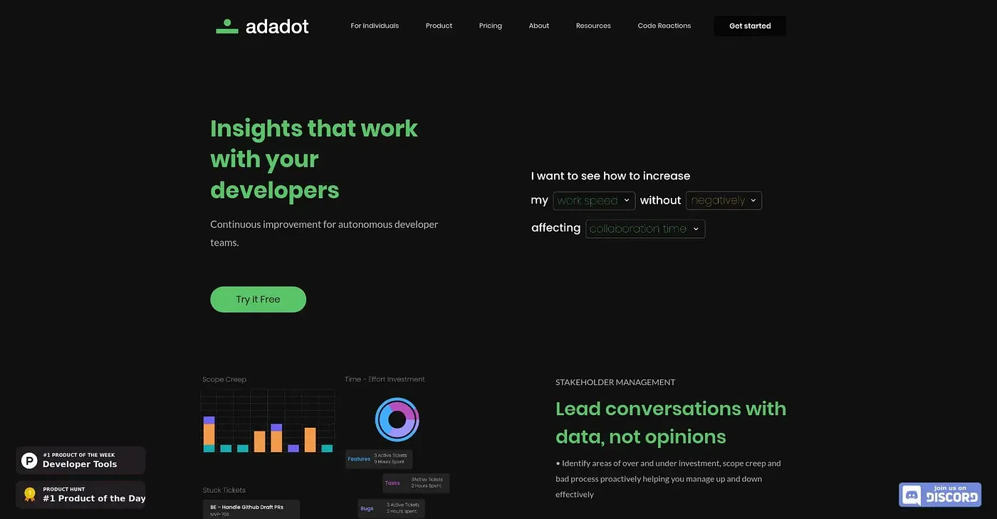 Screenshot of Adadot