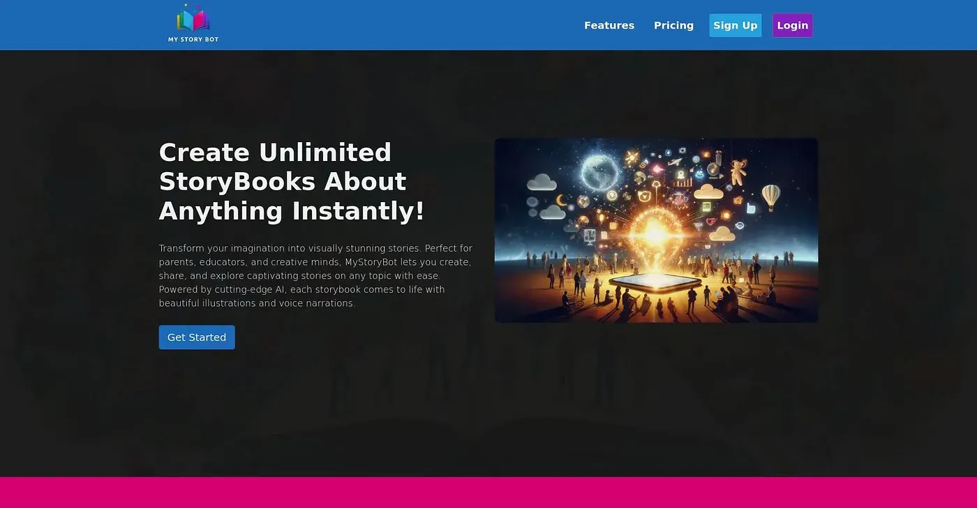 Screenshot of My Story Bot