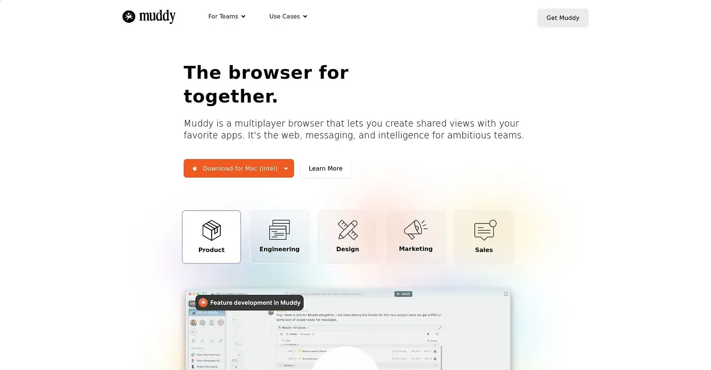 Screenshot of Muddy