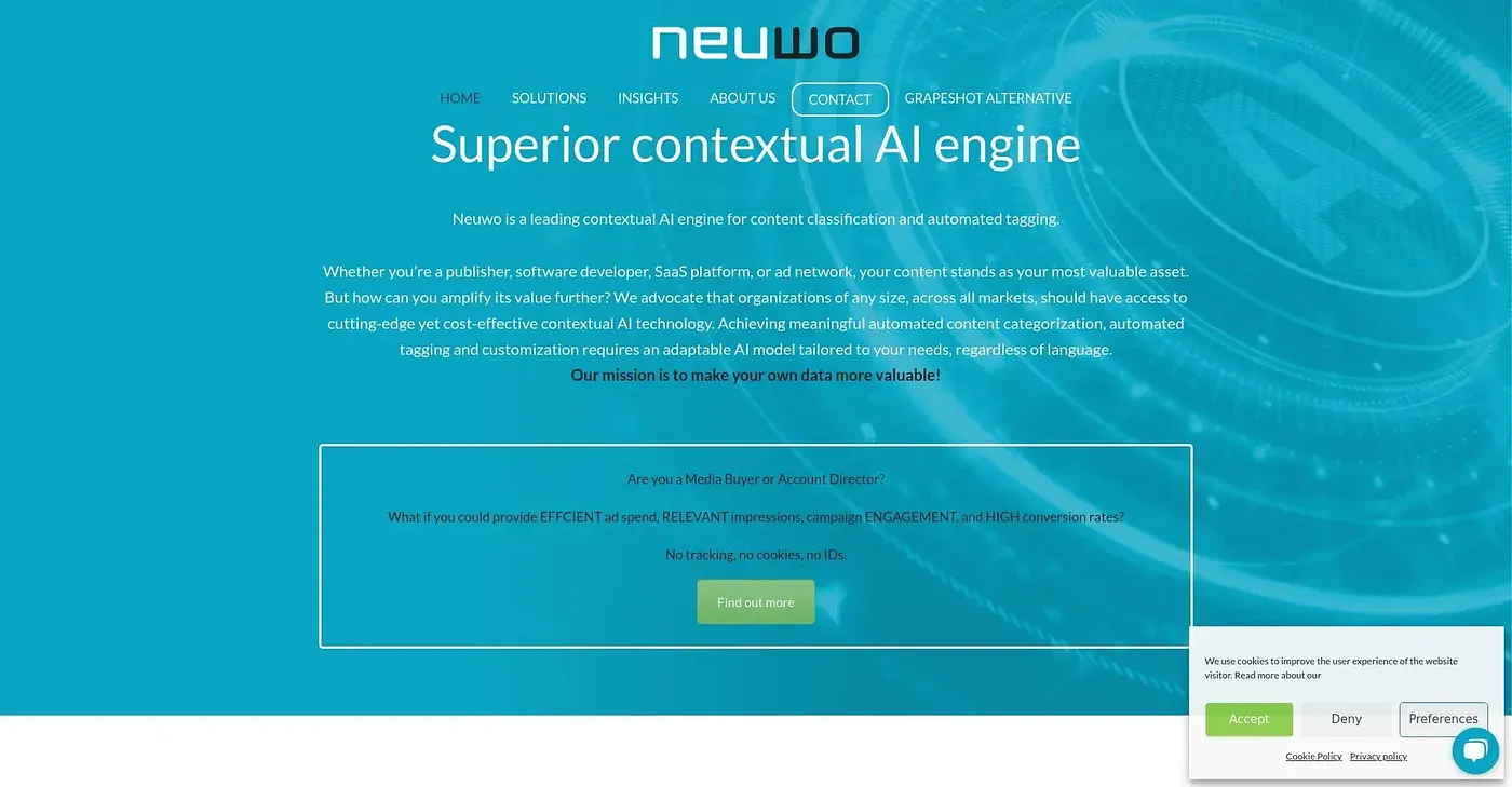 Screenshot of NEUWO