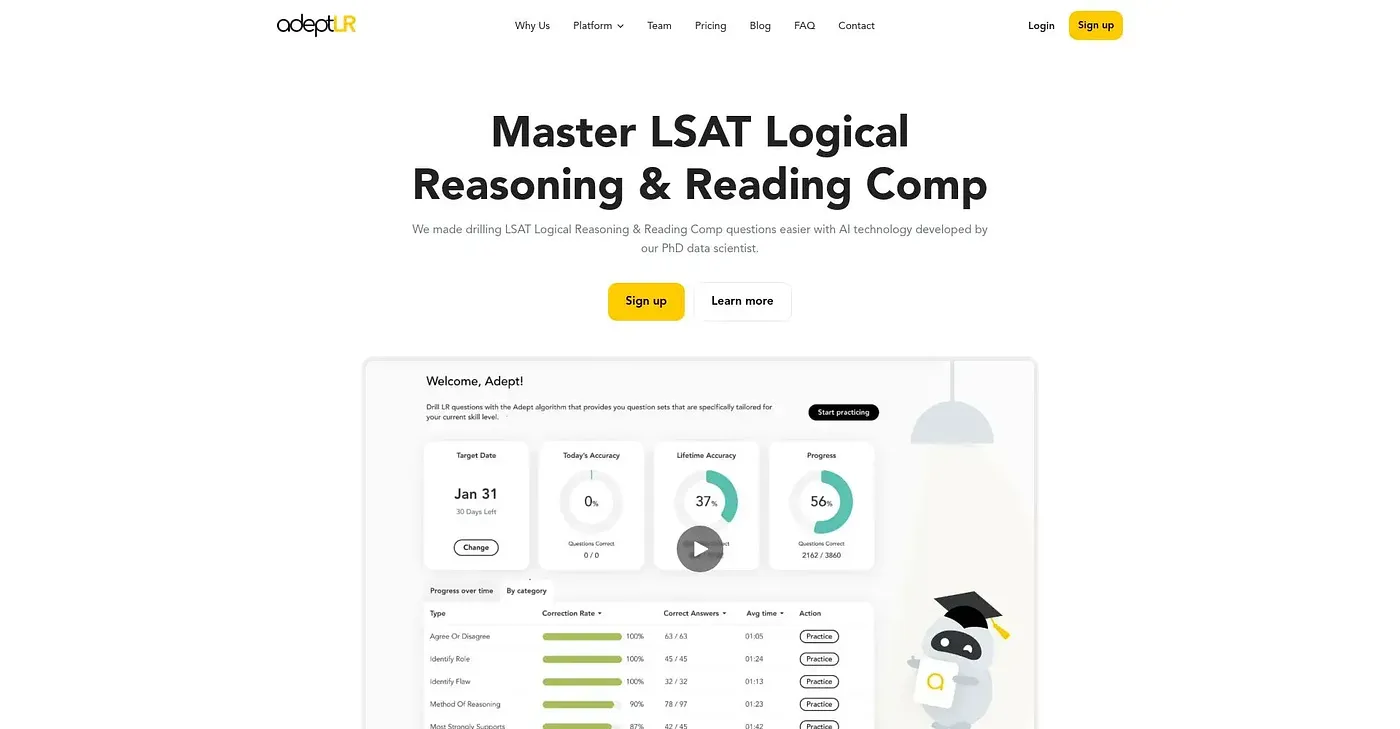 Screenshot of AdeptLR