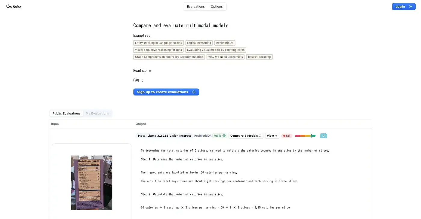 Screenshot of NONFINITO