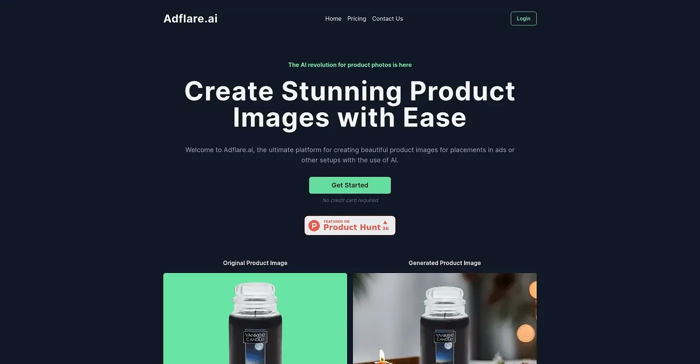 Screenshot of Adflare AI
