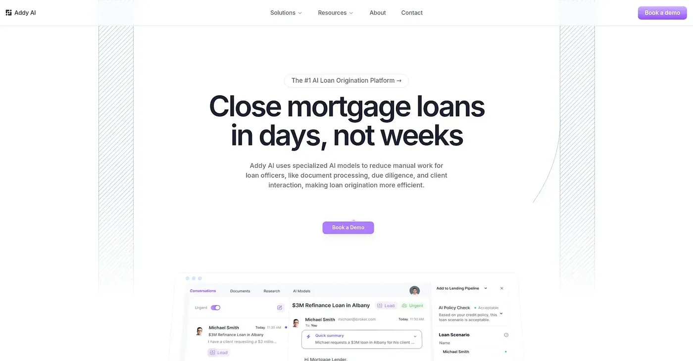 Screenshot of Addy AI