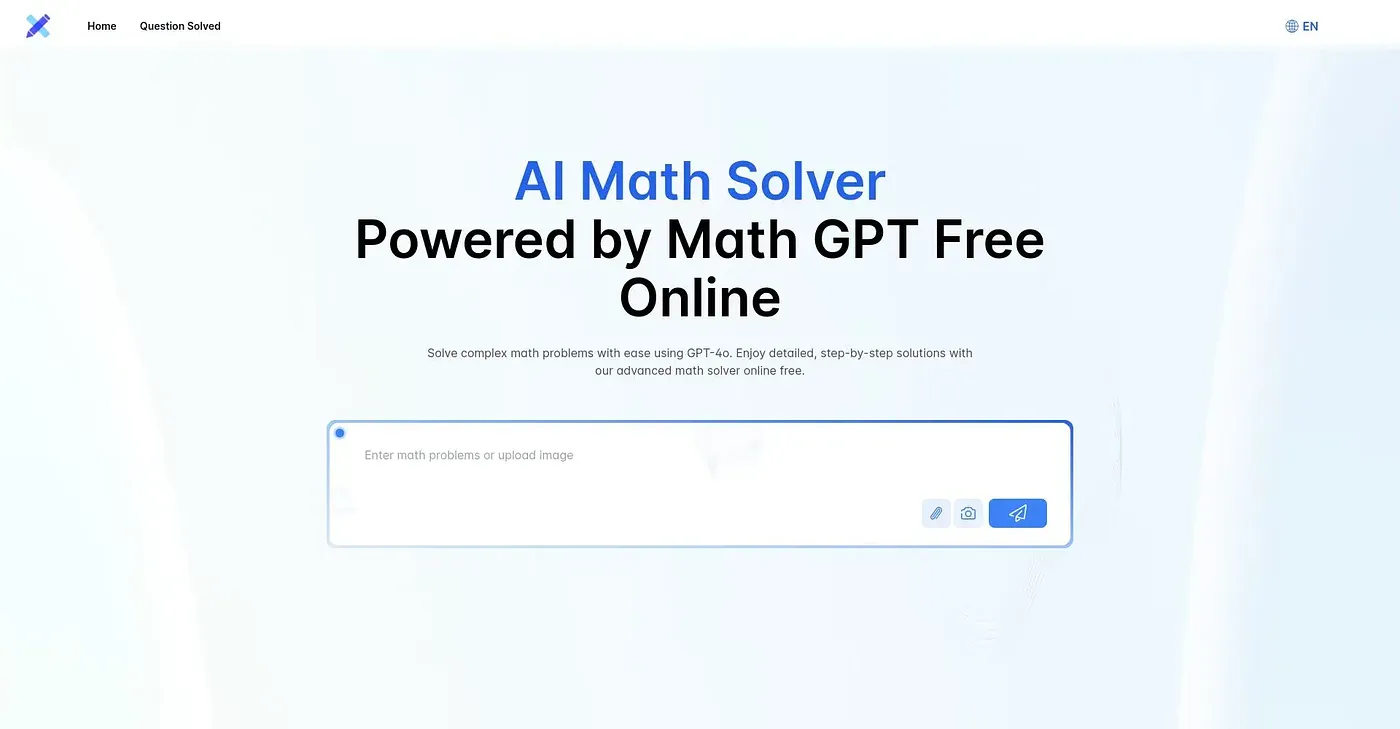 Screenshot of MyMathSolver