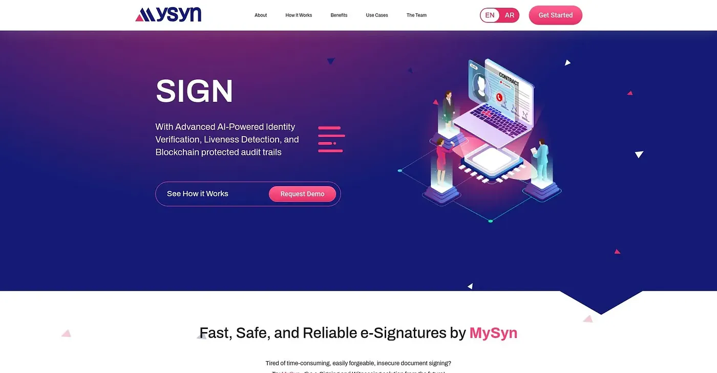 Screenshot of MySyn