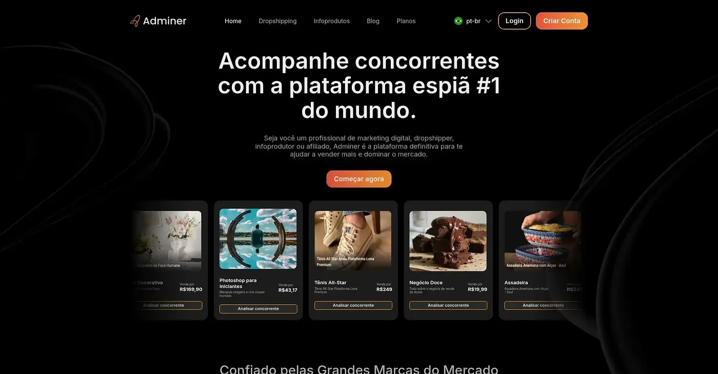 Screenshot of Adminer