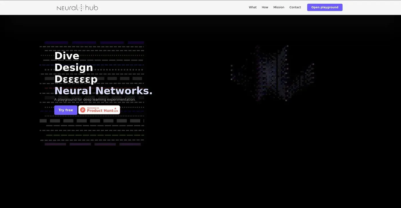 Screenshot of Neural Hub