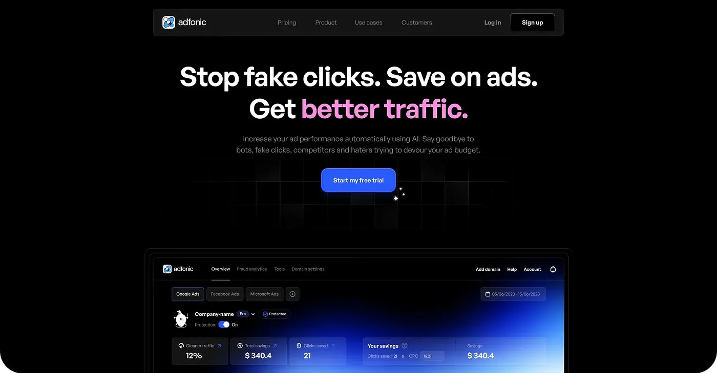 Screenshot of Adfonic