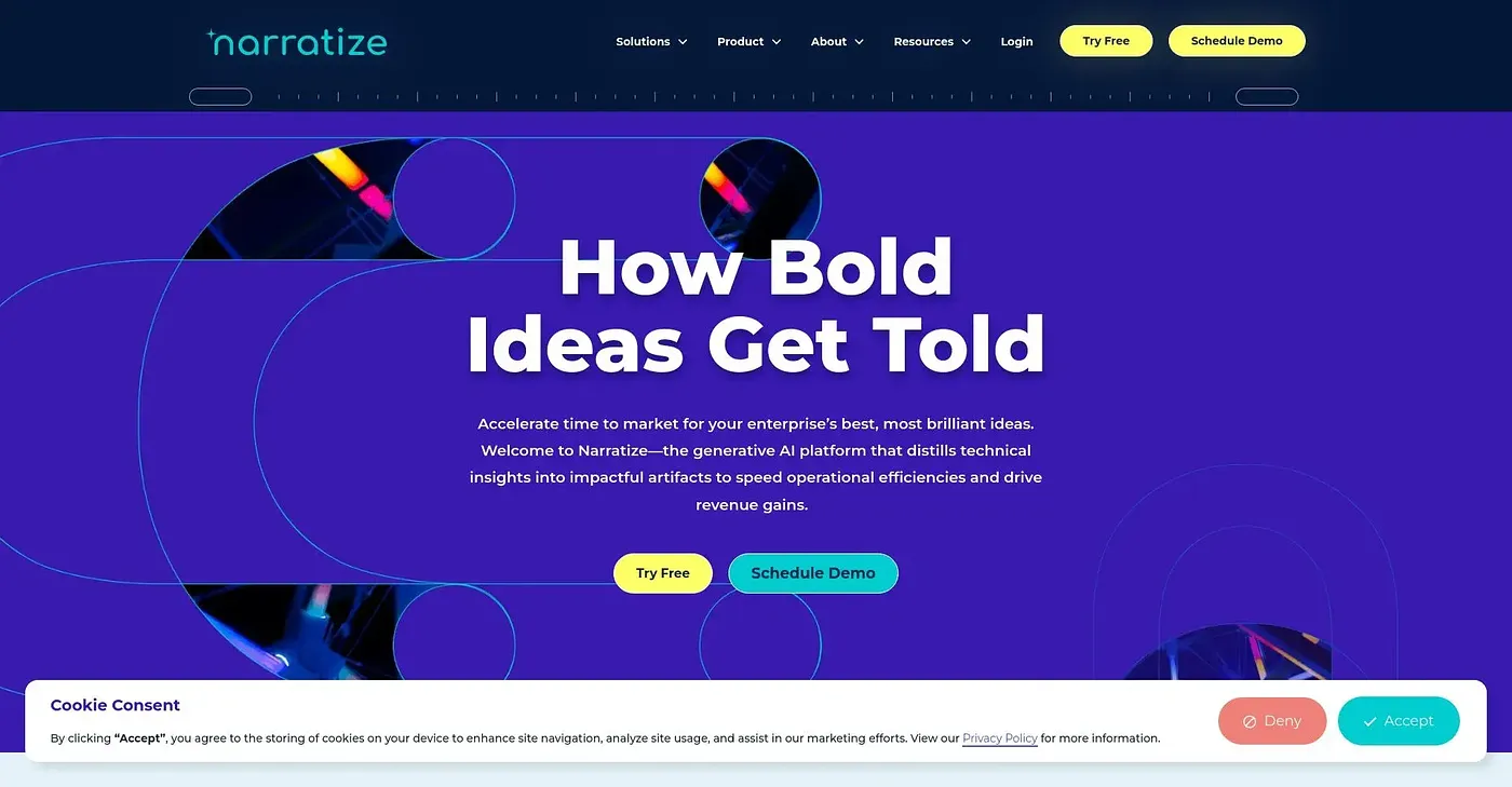 Screenshot of Narratize