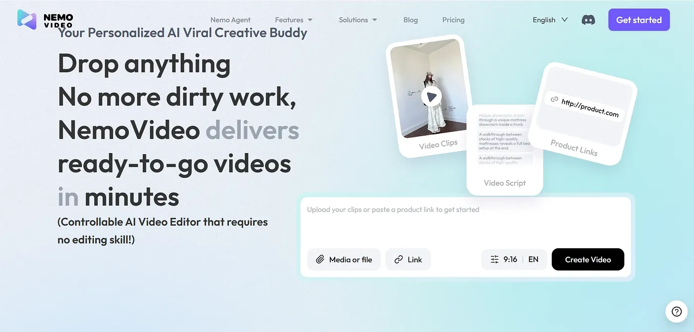 Screenshot of NemoVideo