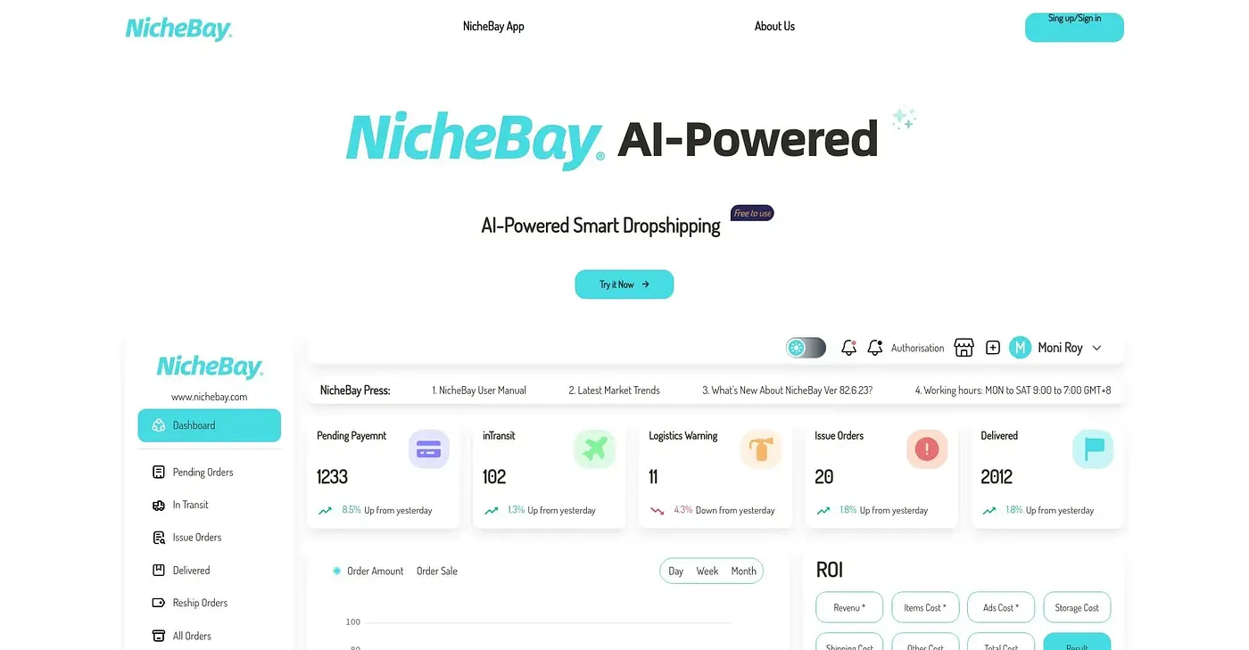 Screenshot of Nichebay