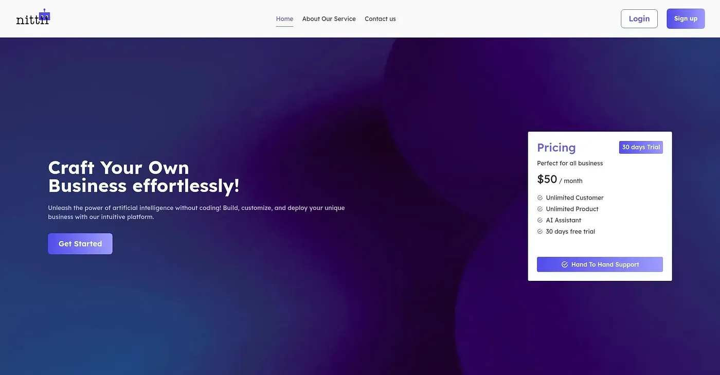 Screenshot of Nittii