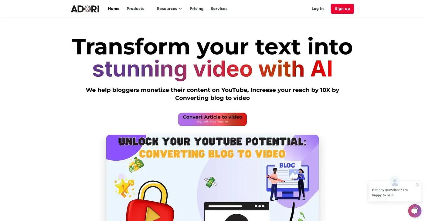 Screenshot of Adori Labs