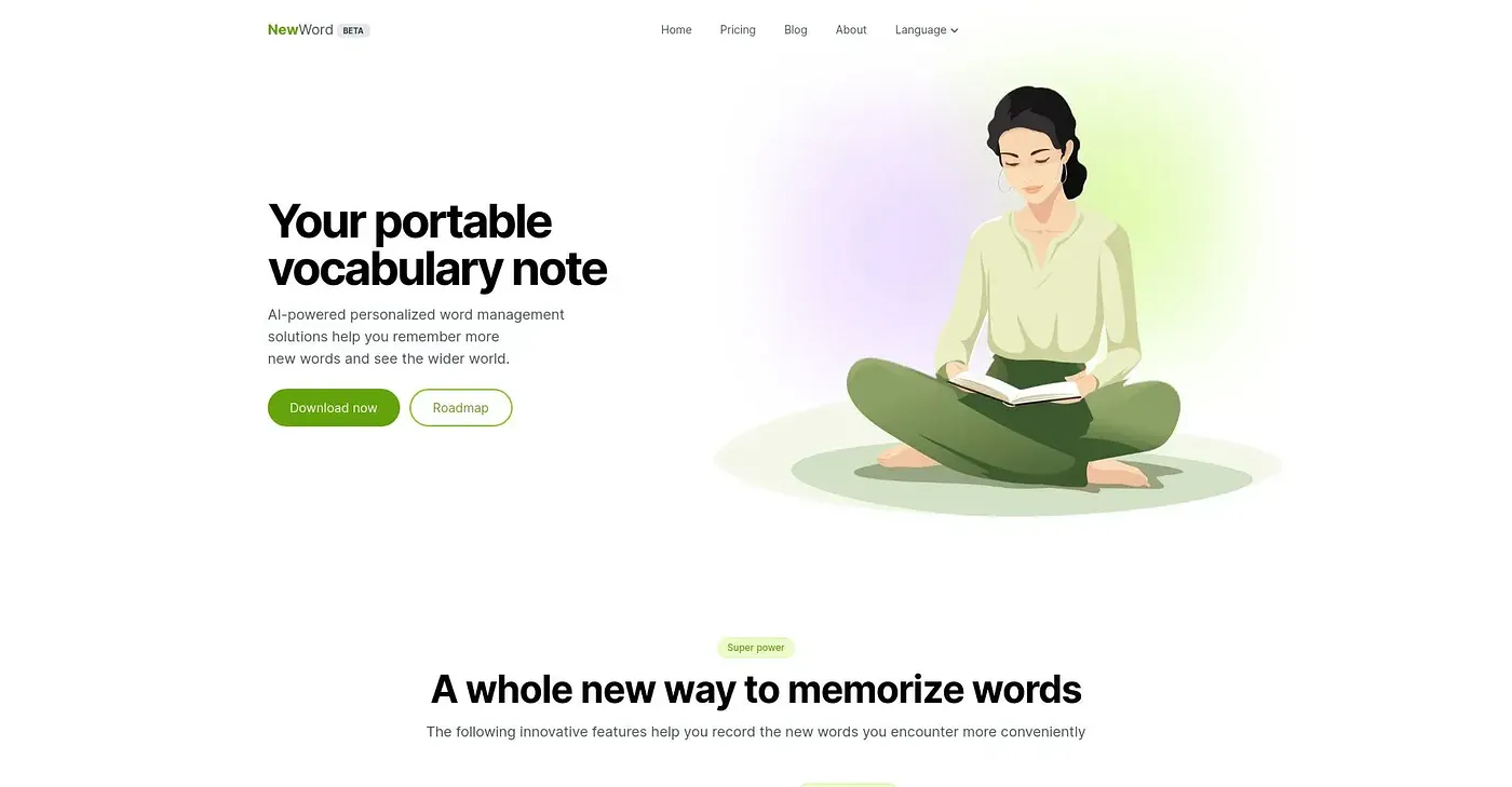 Screenshot of NewWord