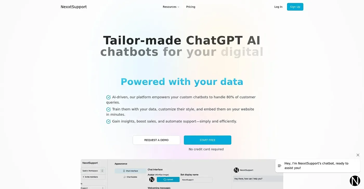 Screenshot of Nexxt Support