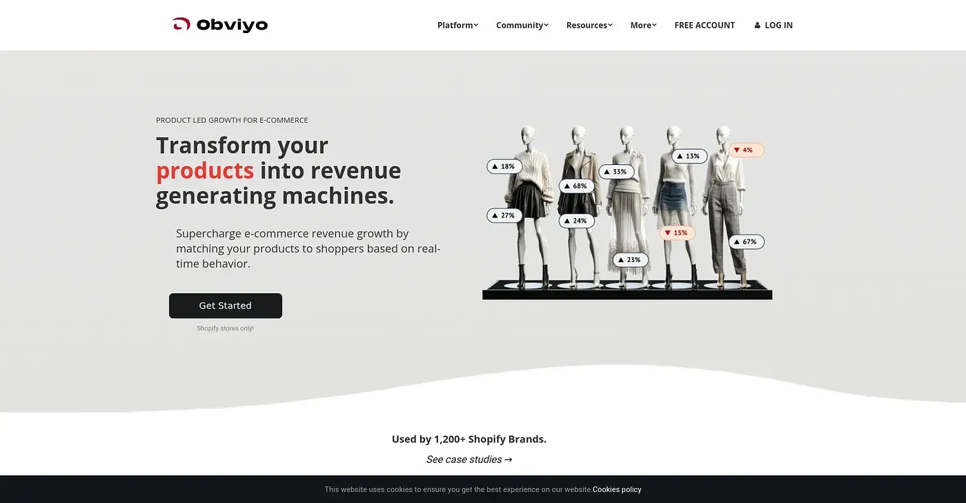 Screenshot of Obviyo