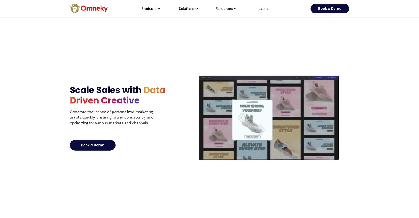 Screenshot of Omneky