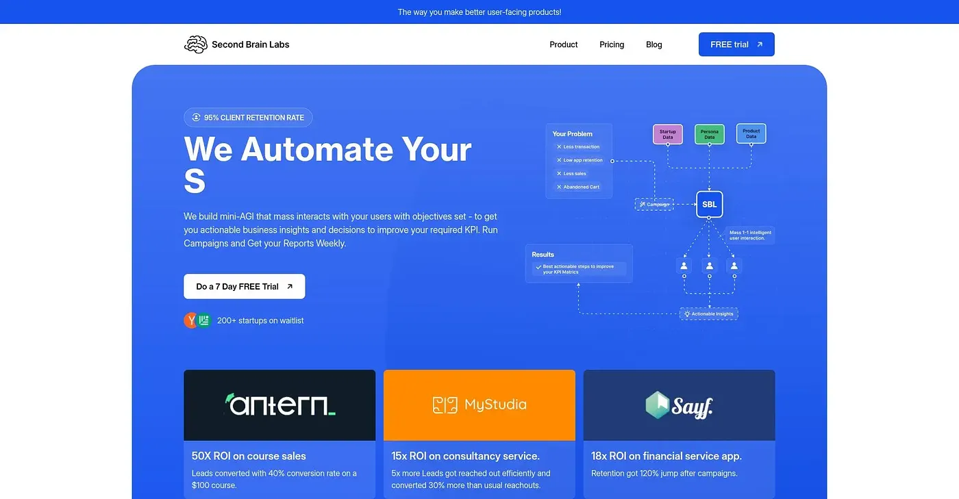 Screenshot of Second Brain