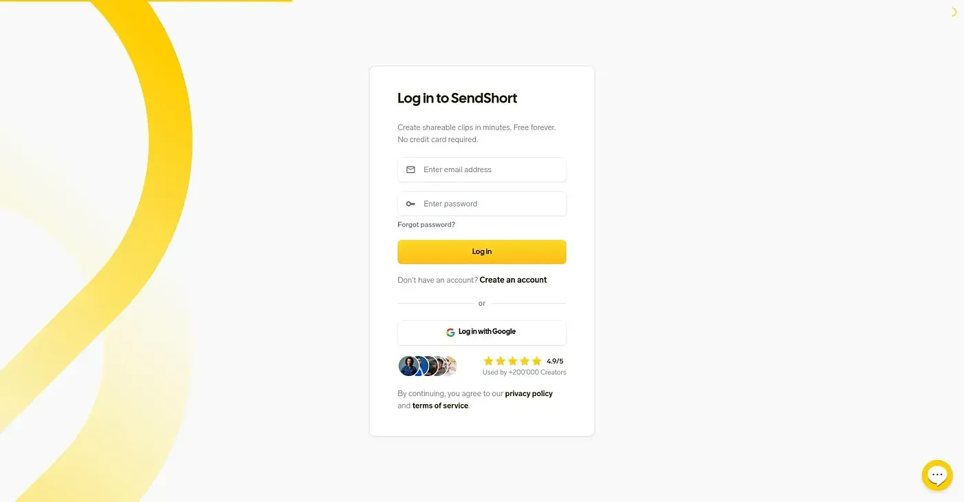 Screenshot of Send Short AI