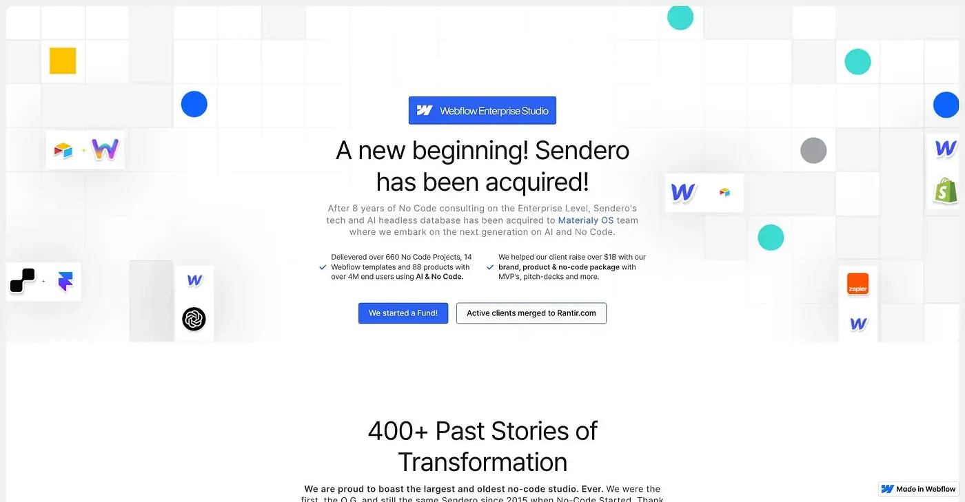 Screenshot of Sendero AI