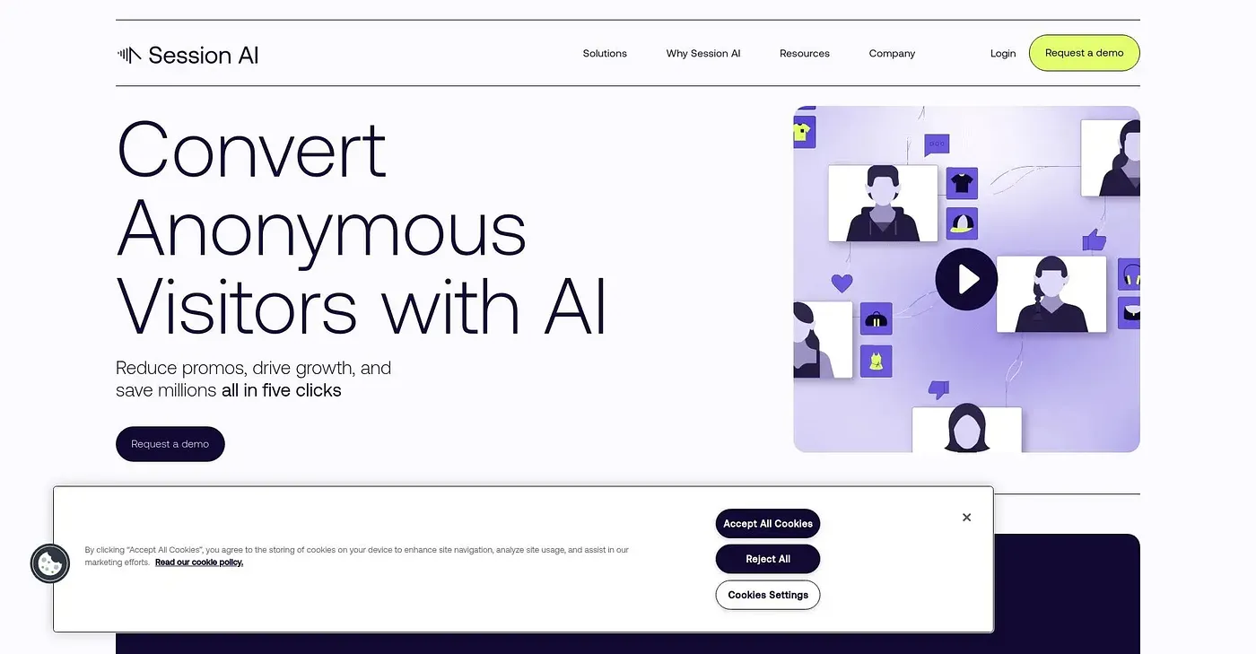 Screenshot of Session AI