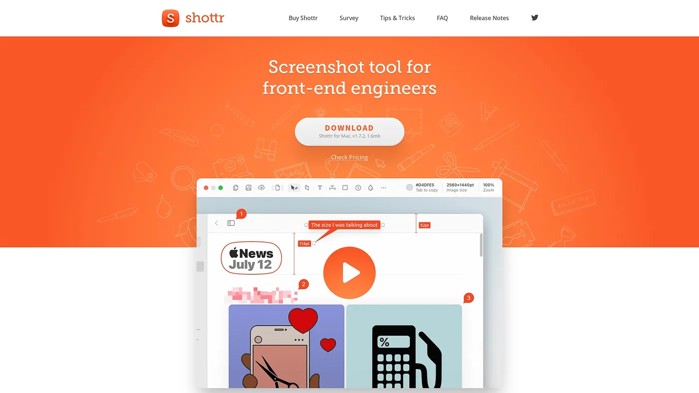 Screenshot of Shottr