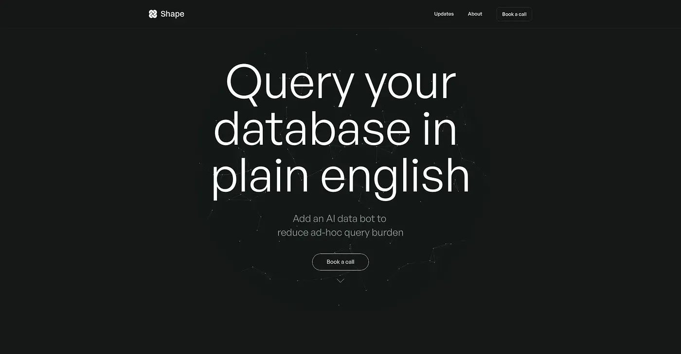 Screenshot of Shape