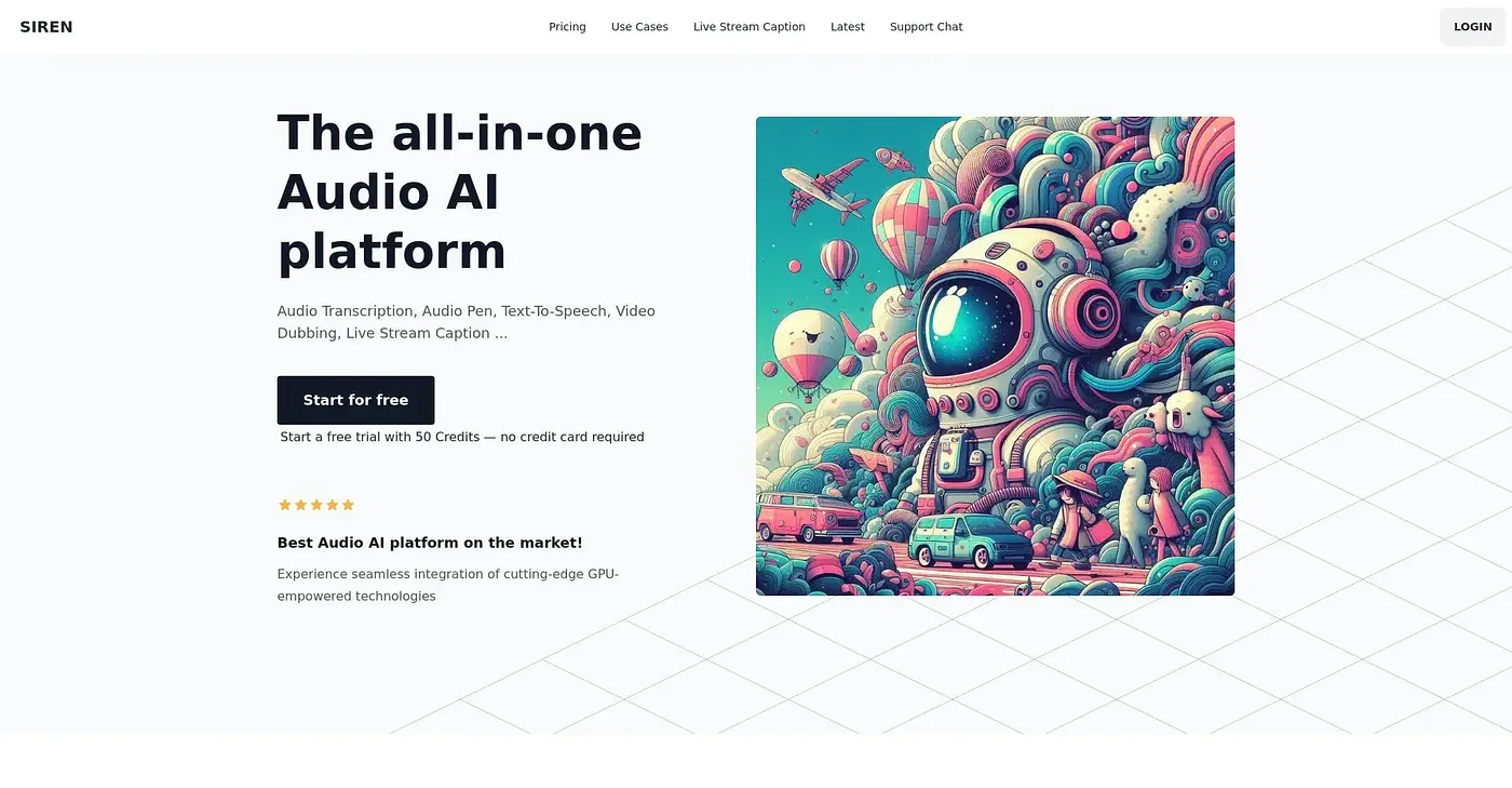 Screenshot of Siren AI