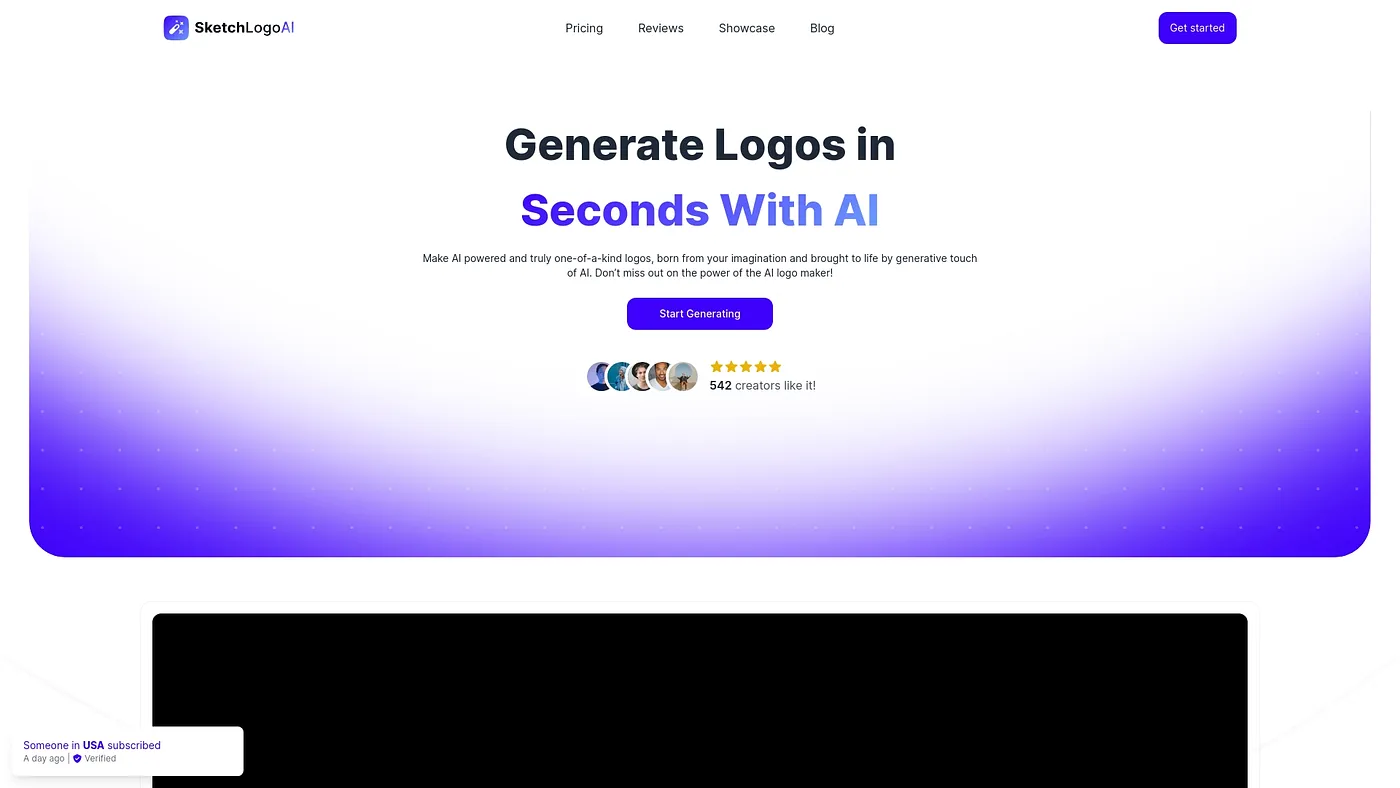 Screenshot of SketchLogo