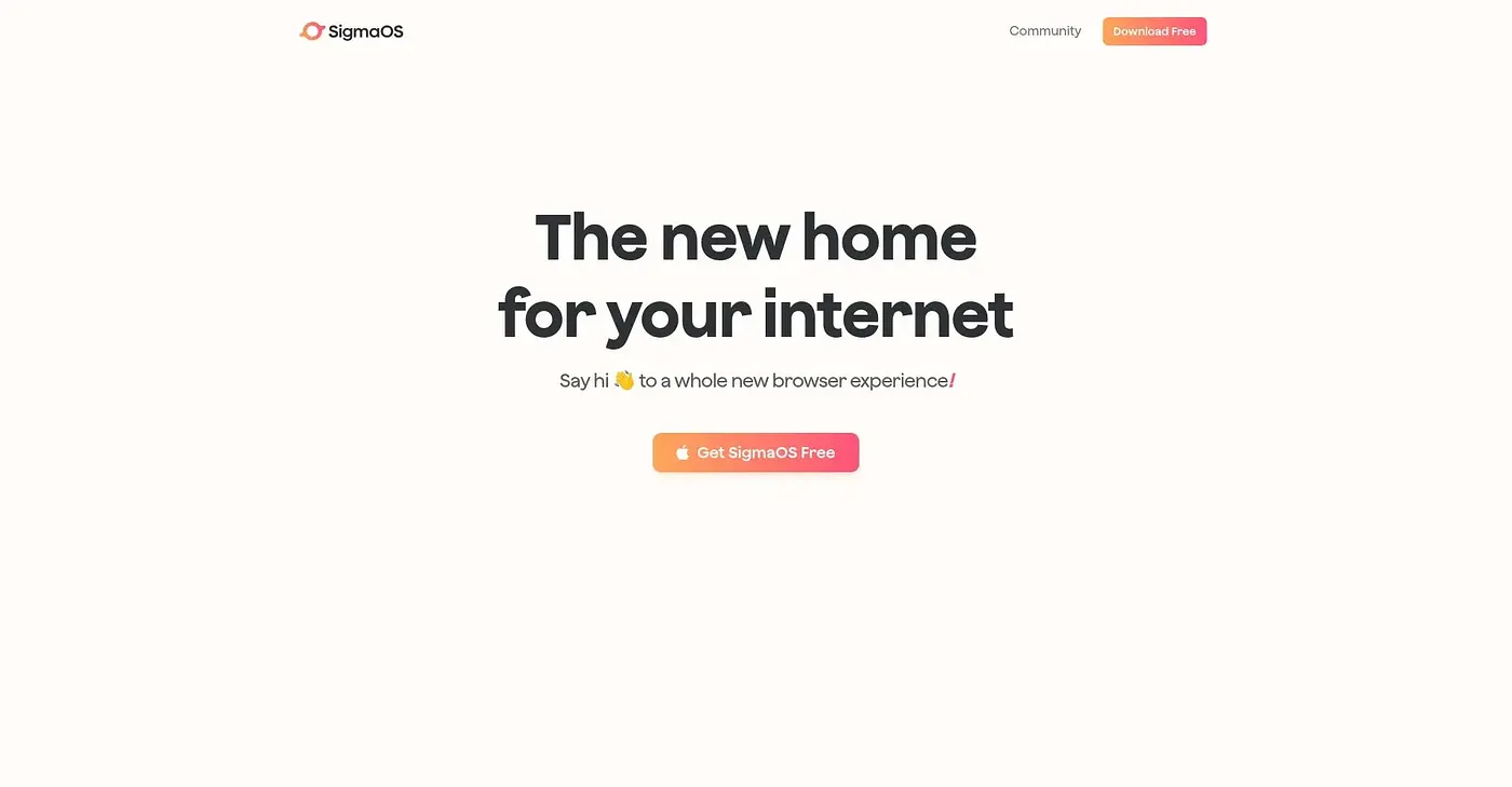 Screenshot of Sigma