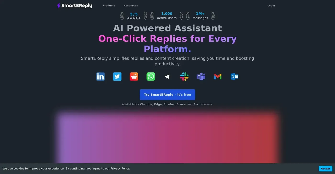 Screenshot of Smarter Eply