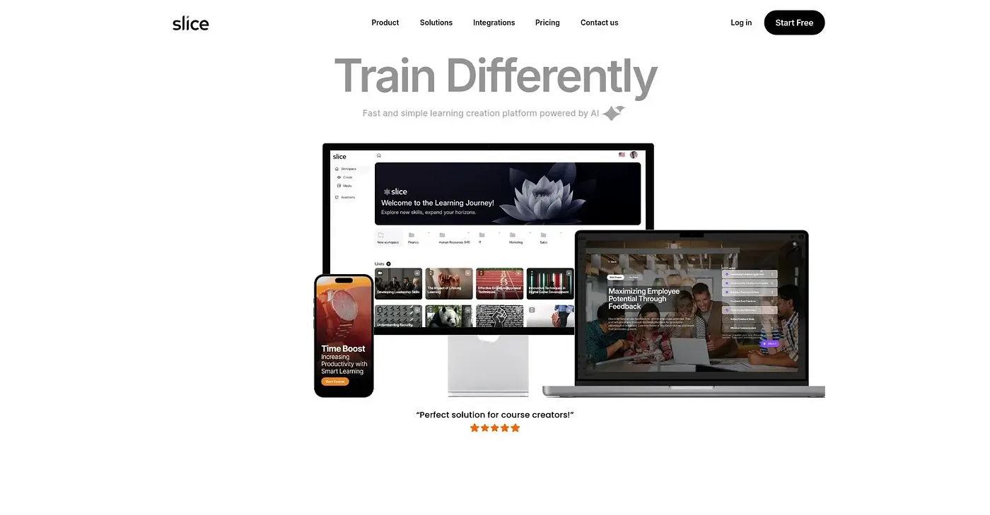 Screenshot of Slice Knowledge