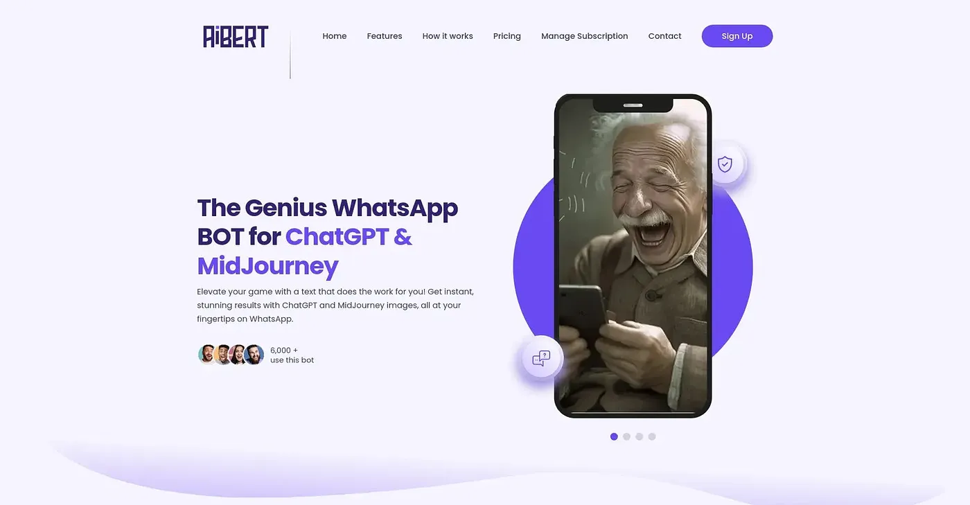 Screenshot of Aibert