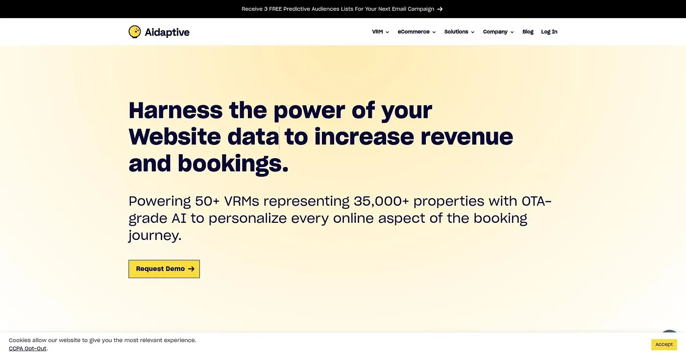 Screenshot of Aidaptive