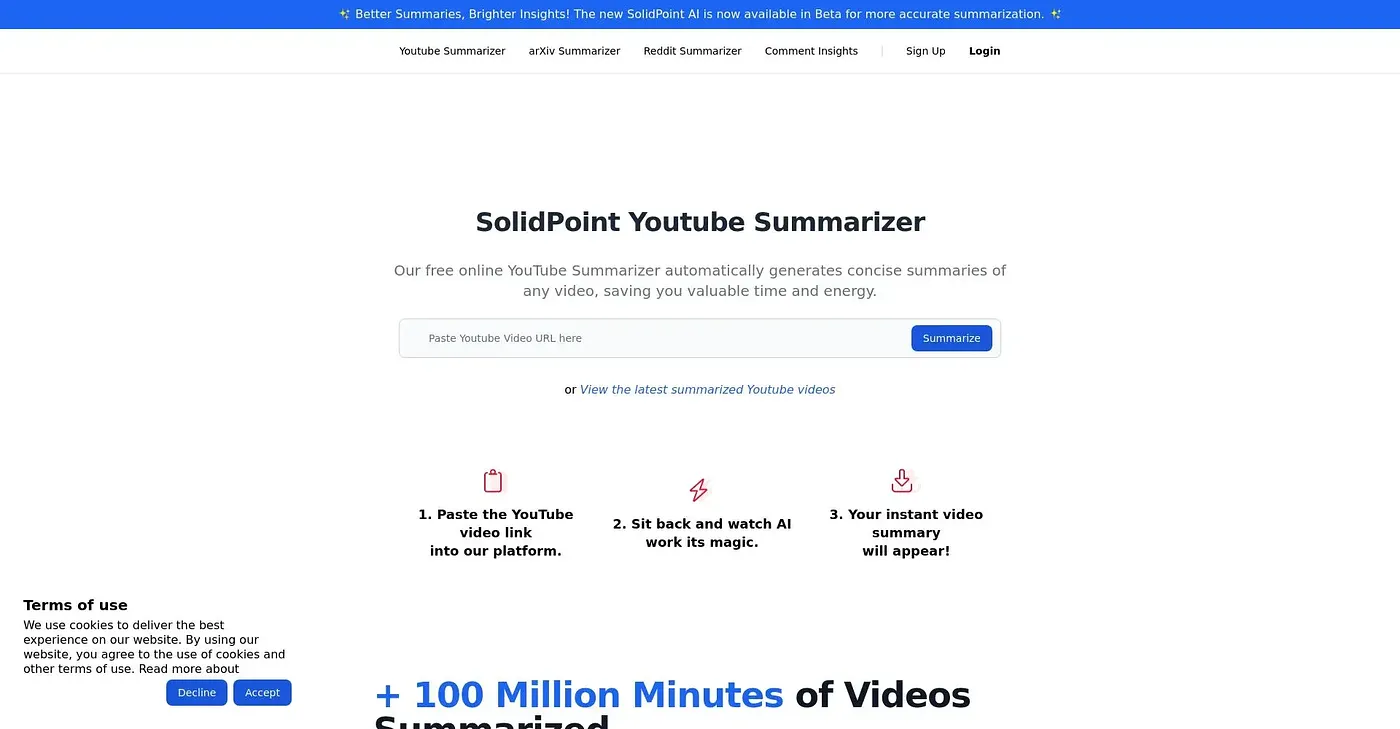 Screenshot of SolidPoint AI