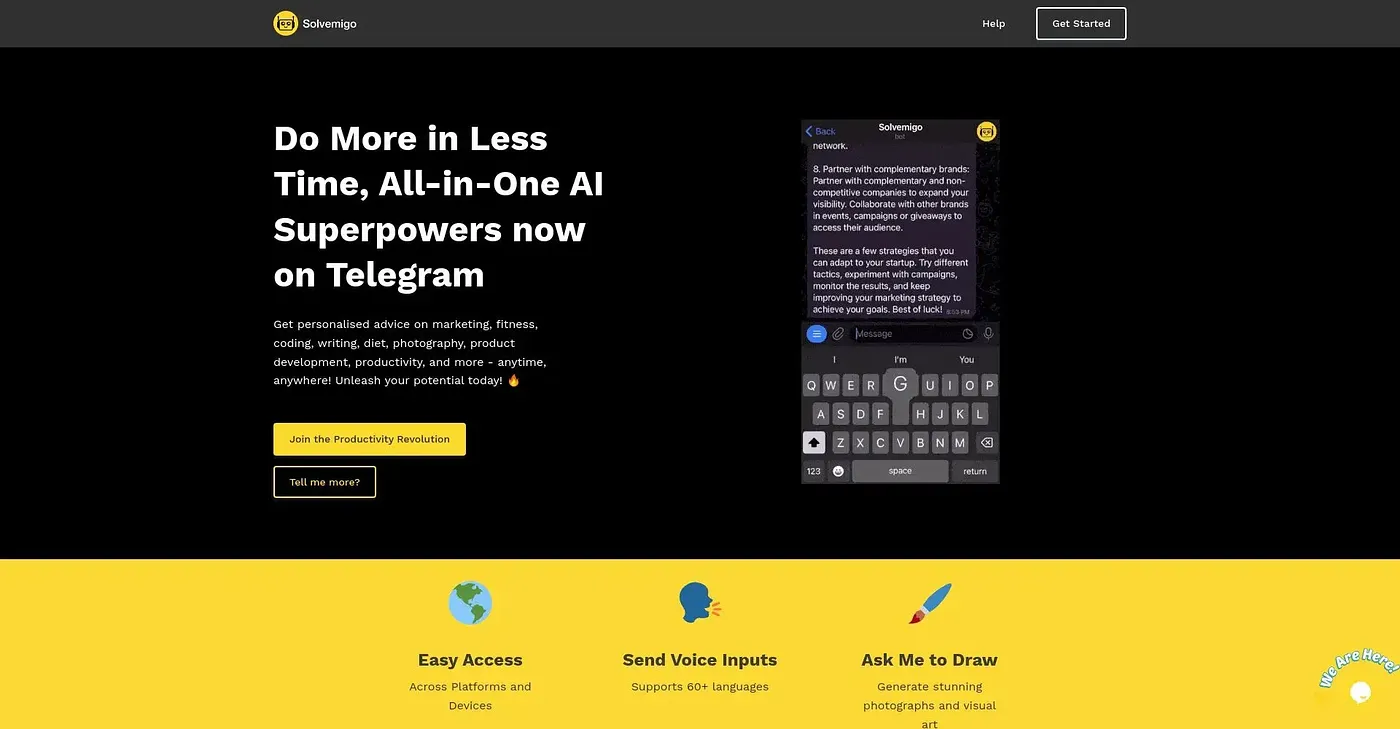 Screenshot of Solvemigo