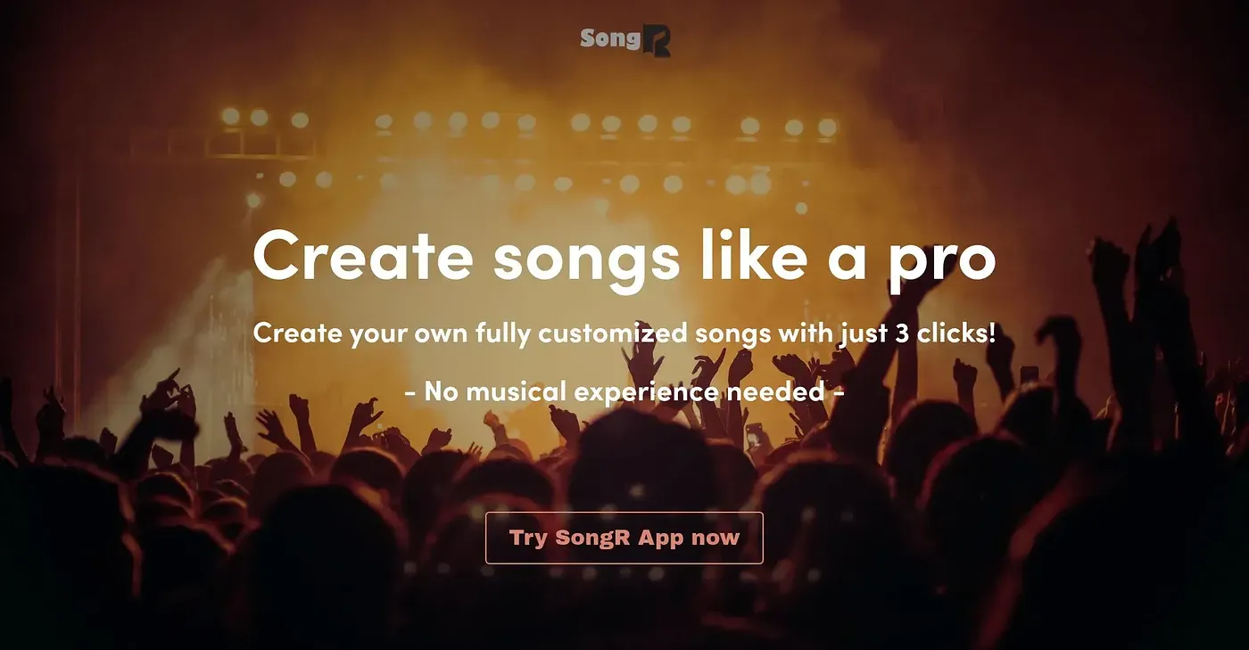 Screenshot of Songr AI