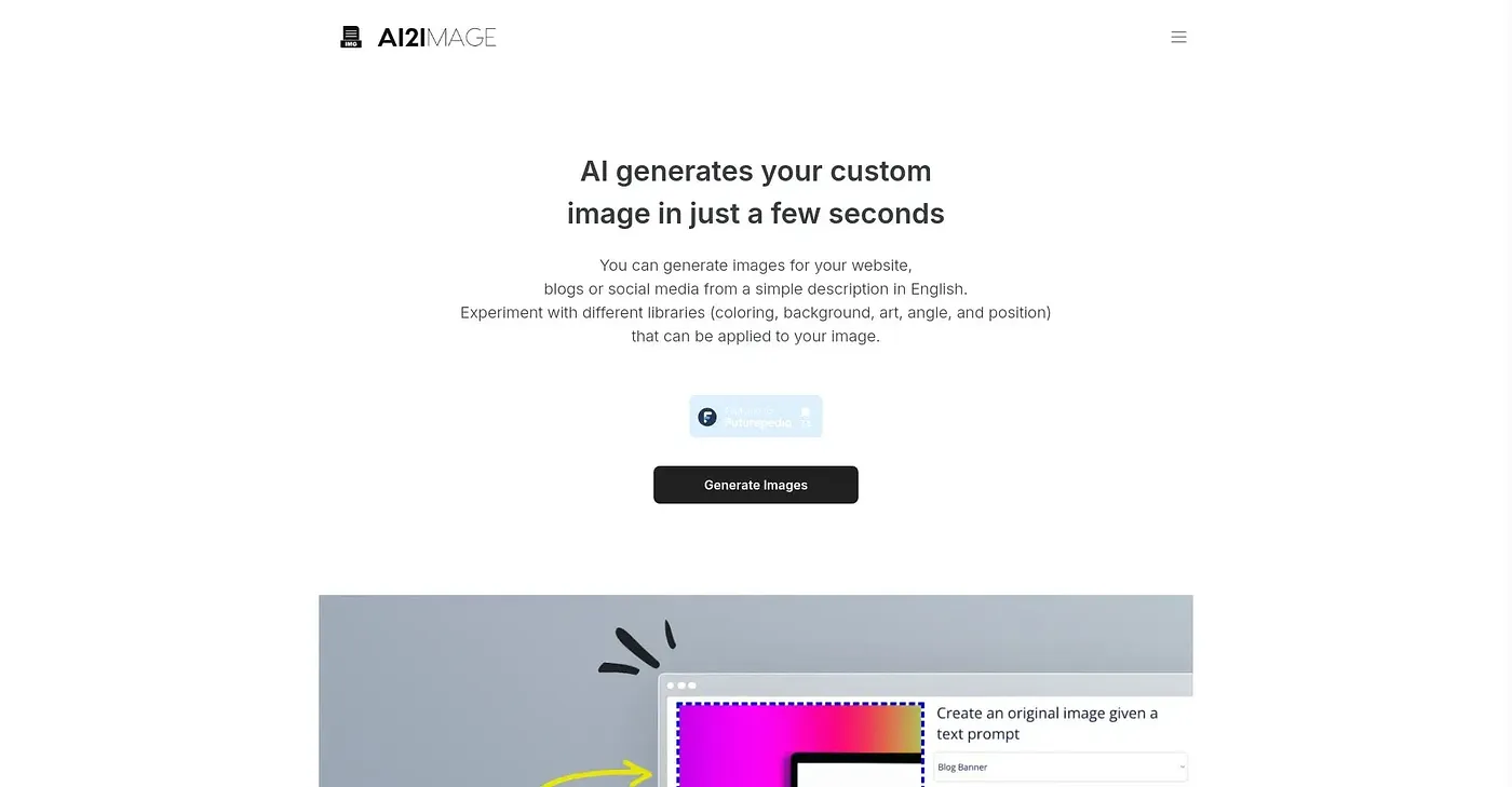 Screenshot of AI 2 Image