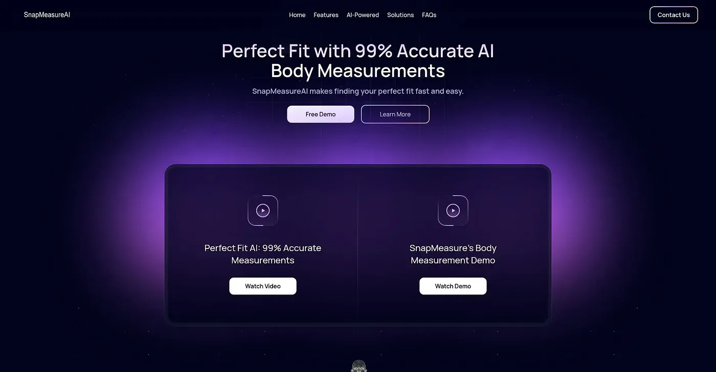 Screenshot of Snap Measure AI