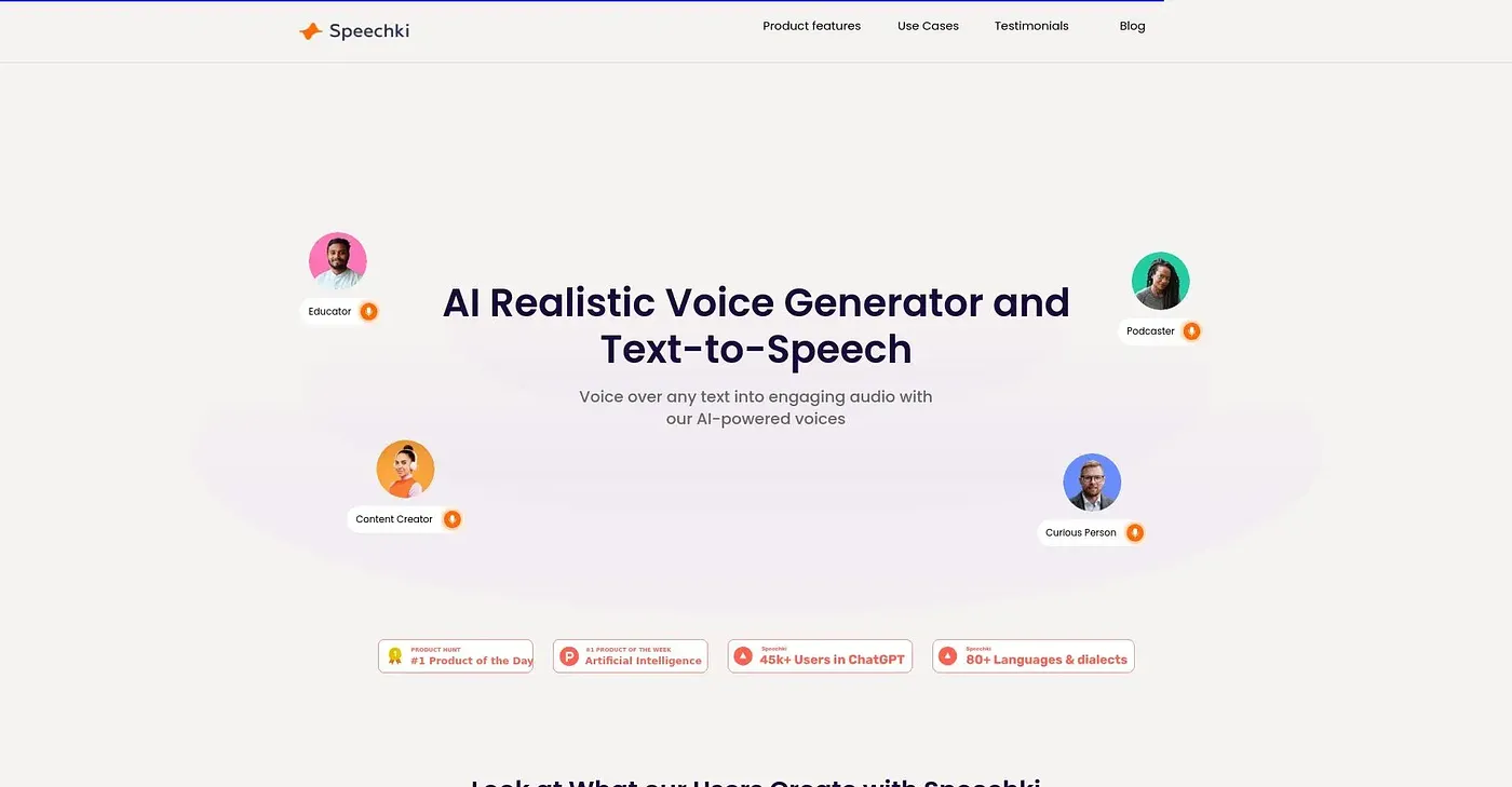 Screenshot of Speech Ki