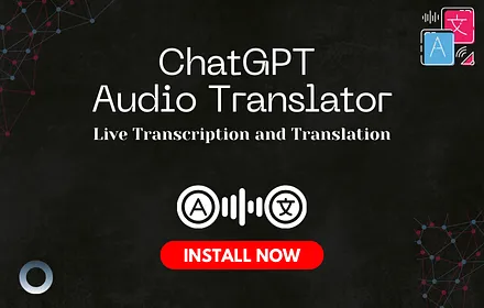 Screenshot of Speech Translator Chrome Extension