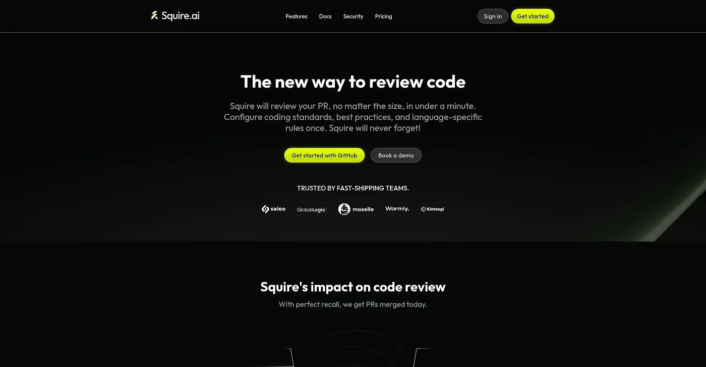 Screenshot of Squire
